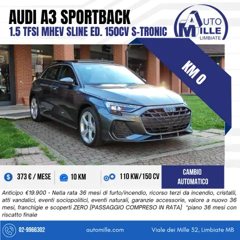 Audi A3 1.5 tfsi mhev S line edition 150cv s-tronic