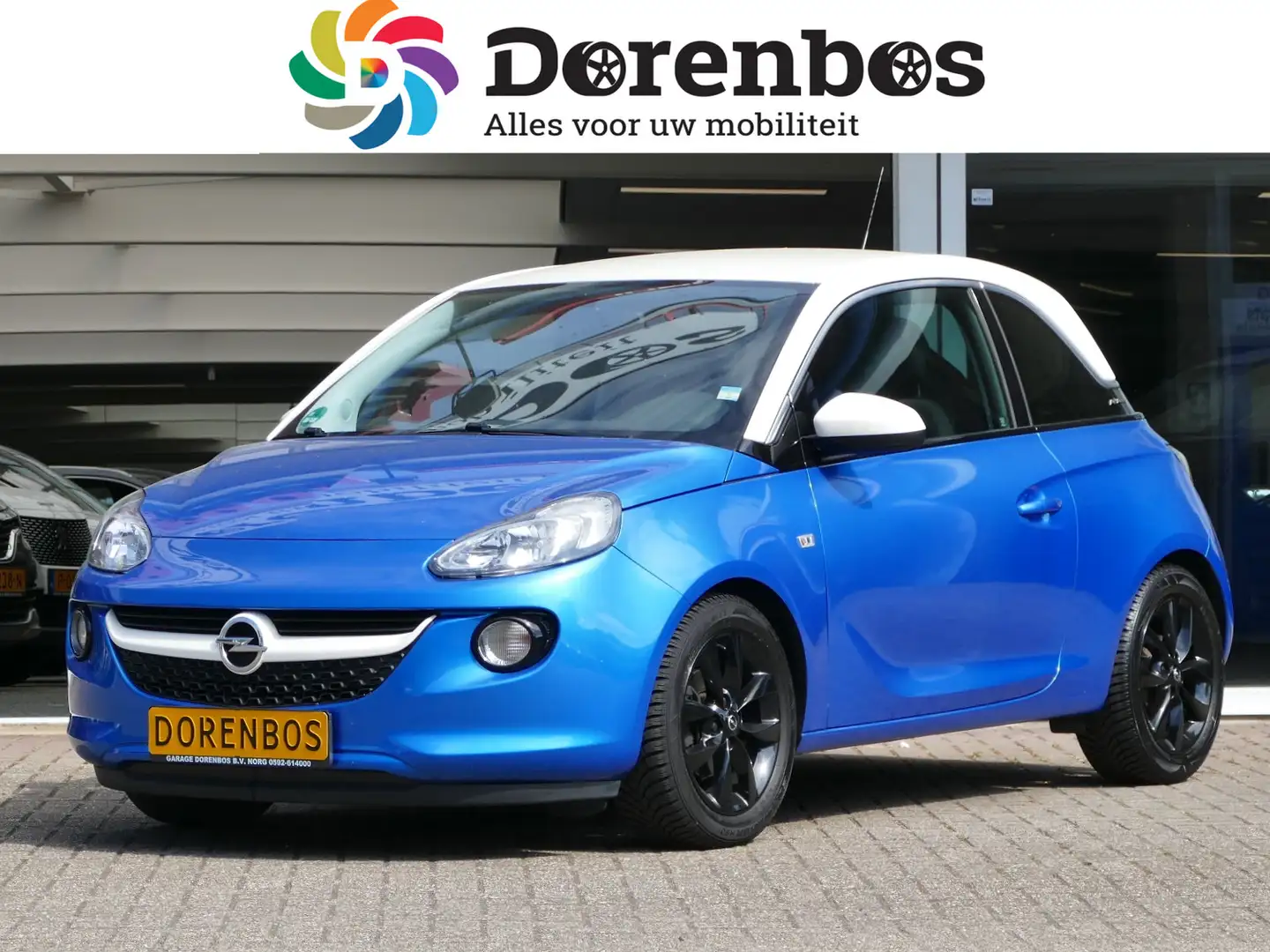 Opel Adam 1.4 100pk | verwarmd stuur | stoelverwarming | cru Blauw - 1