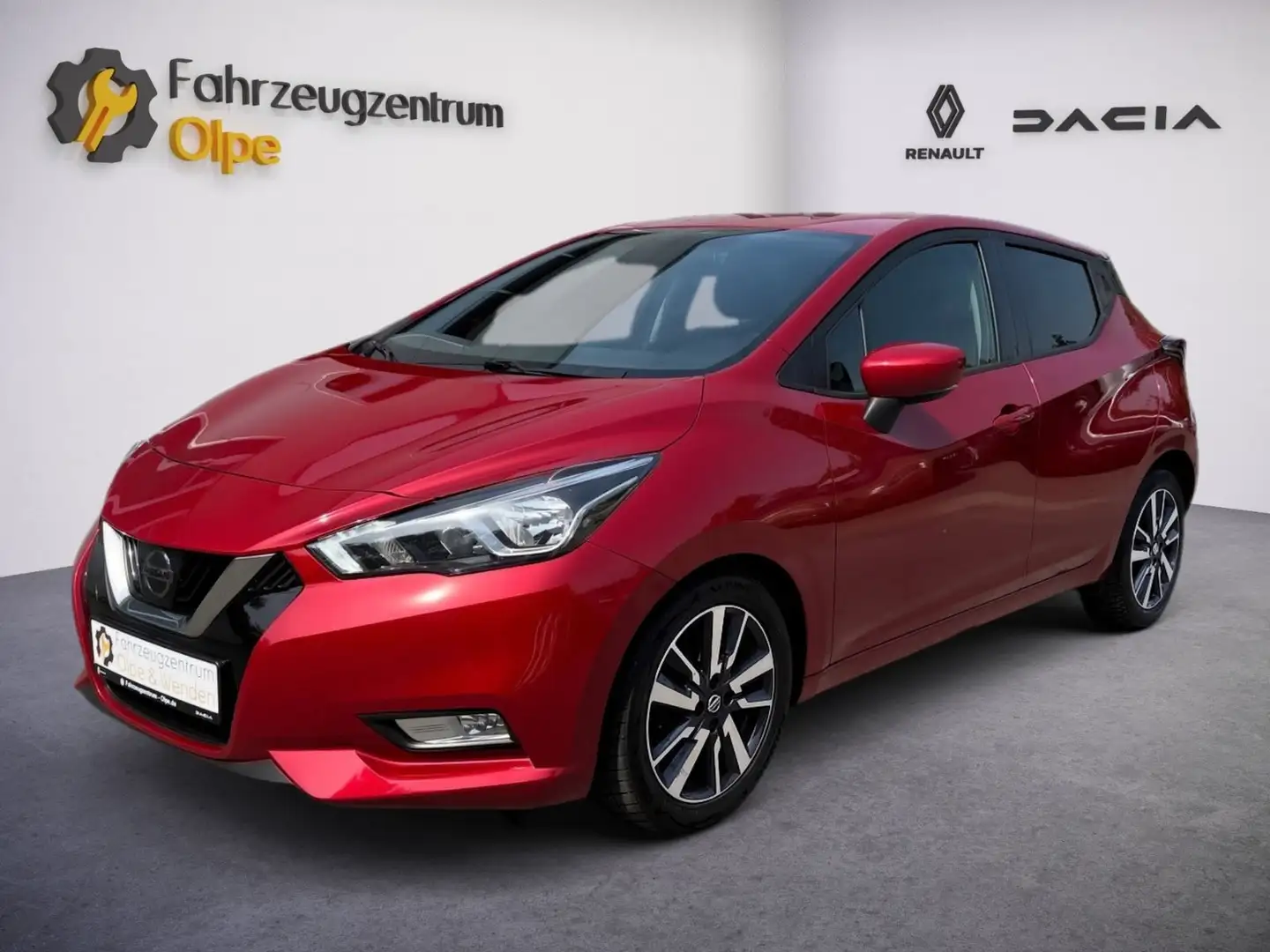Nissan Micra Acenta NAVI, KAMERA, APPConn Rood - 1