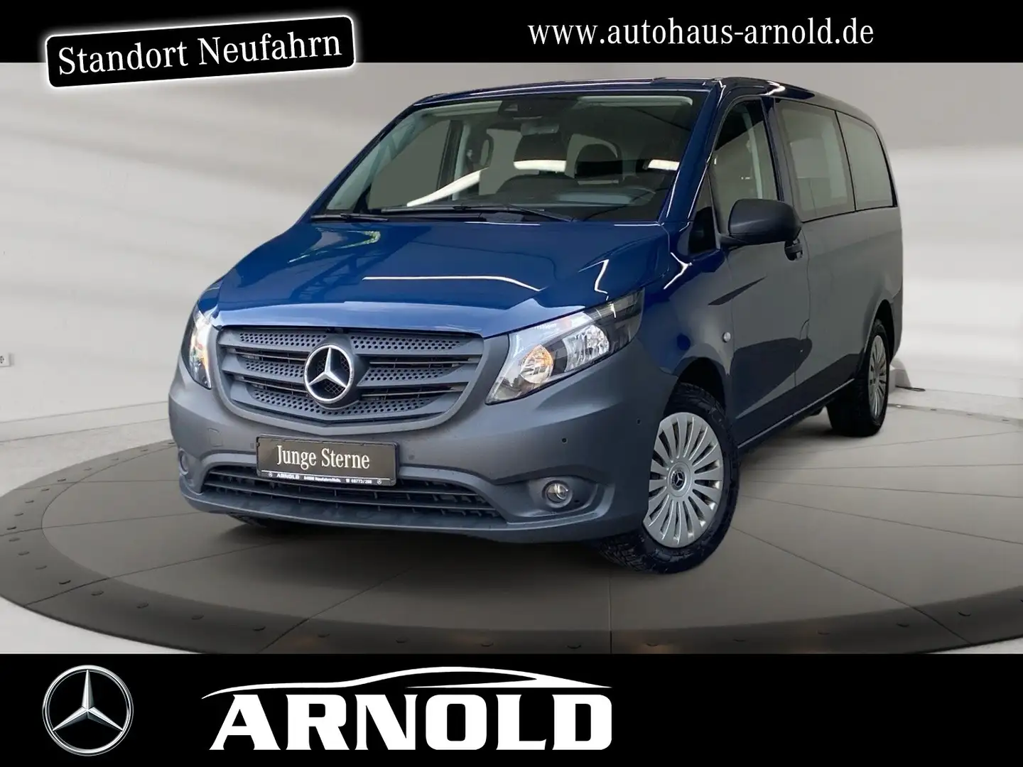 Mercedes-Benz Vito Vito 114 CDI Tourer Lang 8-Sitze Navi Sitzhzg. ! Modrá - 1