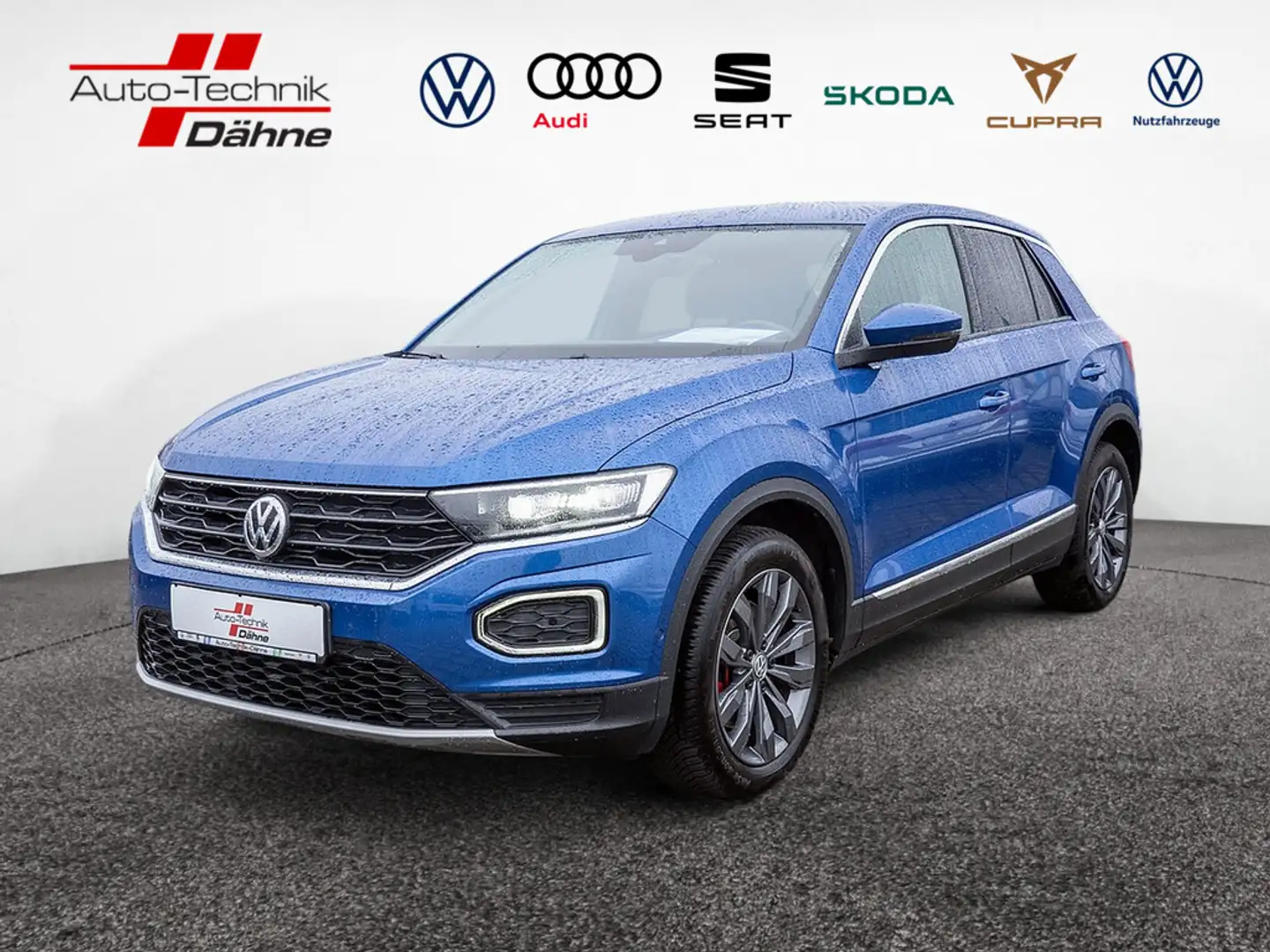 Volkswagen T-Roc 1.5 TSI ACT Sport NAVI ACC STANDHZ LED Blau - 1