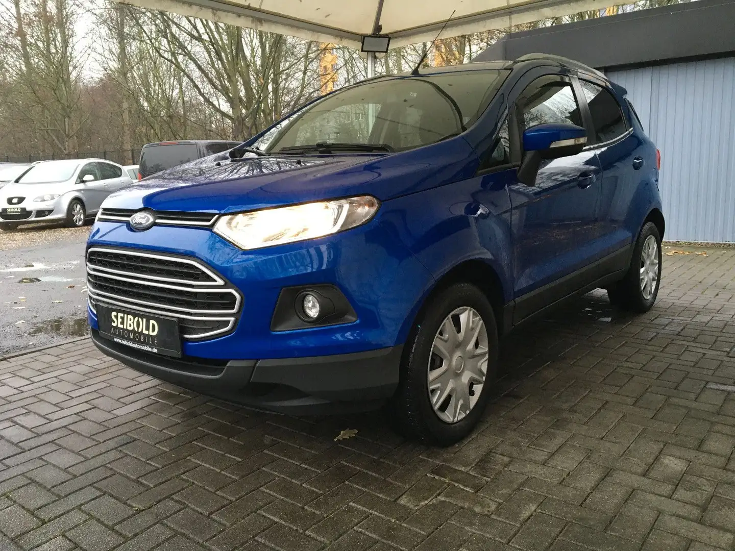 Ford EcoSport 1.5 Trend Autom/Klimatr/Shz/AHK/NSW Blau - 1
