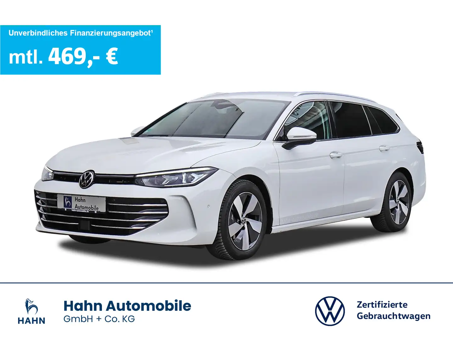 Volkswagen Passat Variant 2.0TDI DSG Elegance AHK Area Matr Weiß - 1