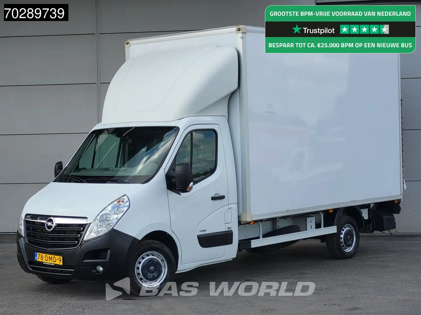Opel Movano 136PK D'Hollandia Laadklep Bakwagen Airco Cruise L Wit - 1