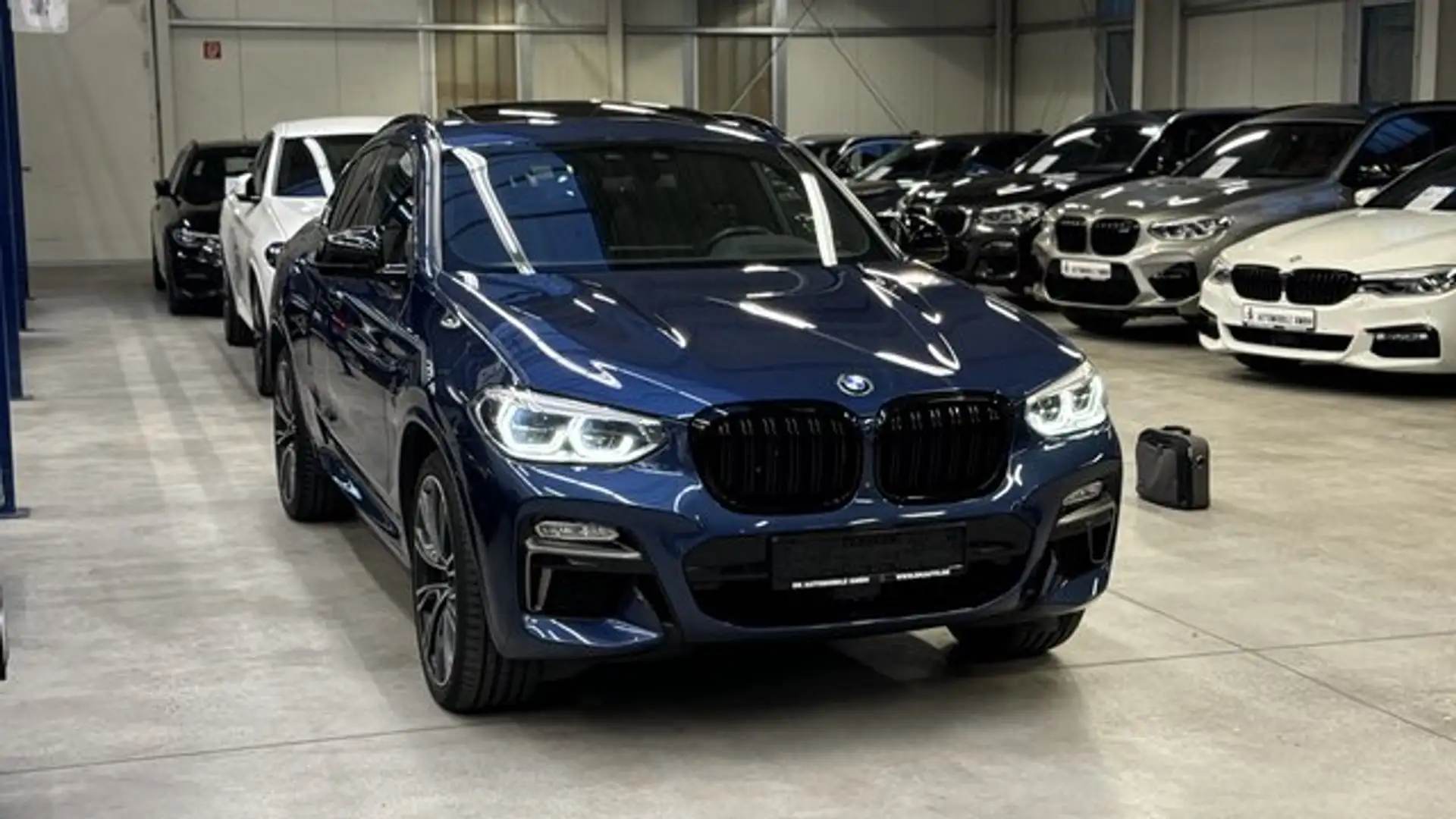 BMW X4 M40i Sport-Aut./KAMERA/PANORAMA/ANHÄNGER/HUD/ Blau - 1