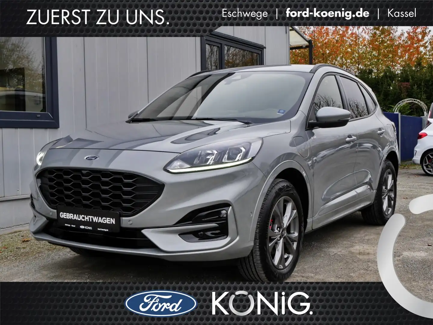 Ford Kuga ST-Line Plug-In-Hybrid Styling-Paket+ACC Klima Plateado - 1