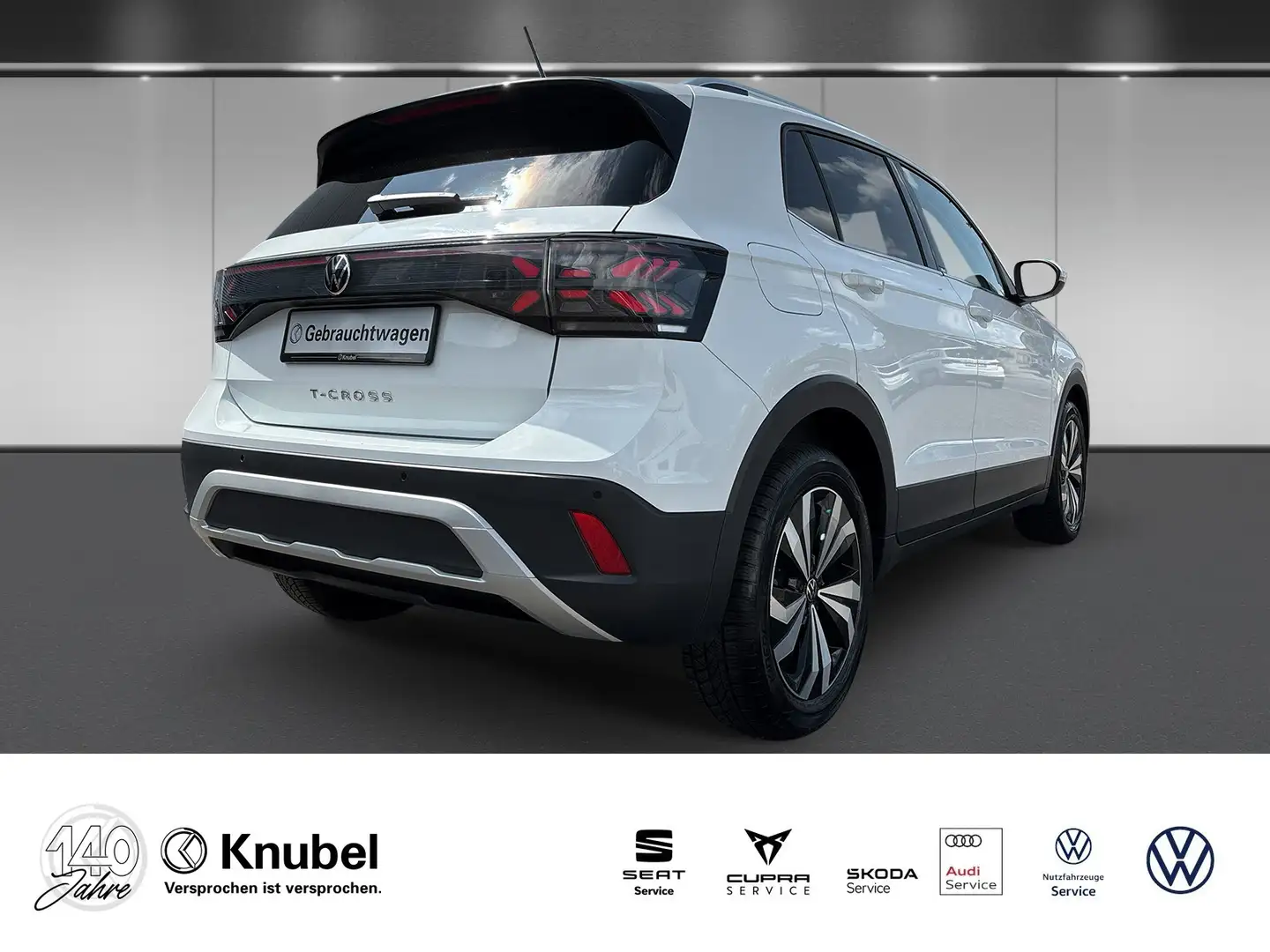 Volkswagen T-Cross Style 1.0 TSI DSG IQ.Light Navi Ganzj.reifen 17" Blanc - 2