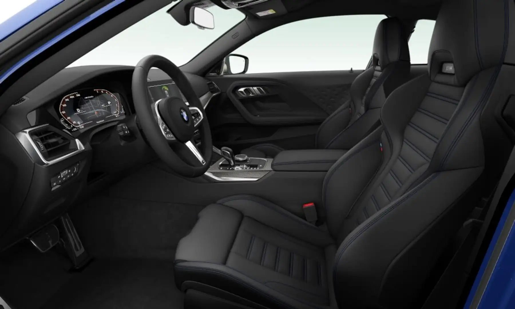 BMW 240 2-serie Coupé M240i xDrive - M-Sportzetels - Bilst Blauw - 2