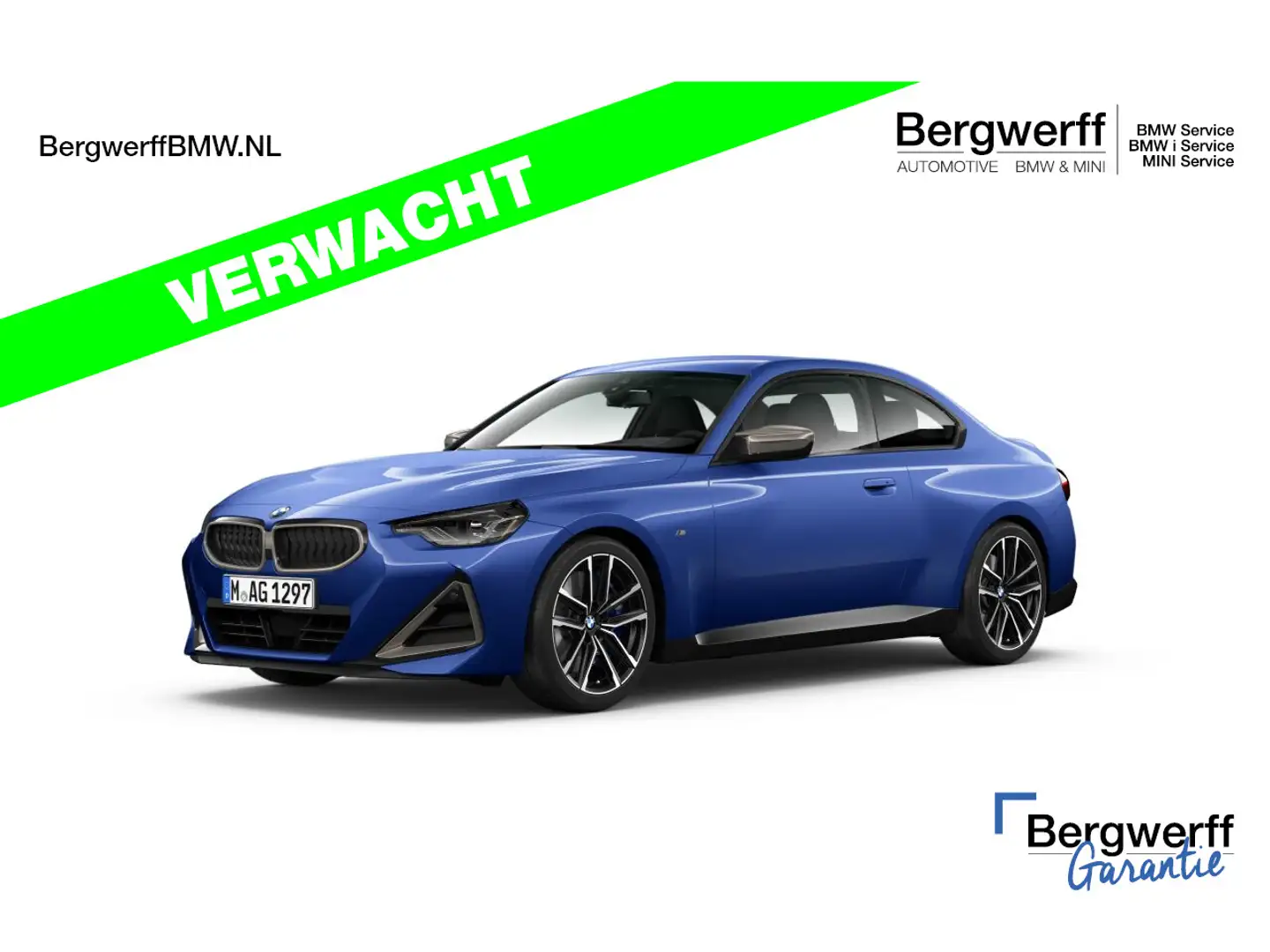 BMW 240 2-serie Coupé M240i xDrive - M-Sportzetels - Bilst Blauw - 1