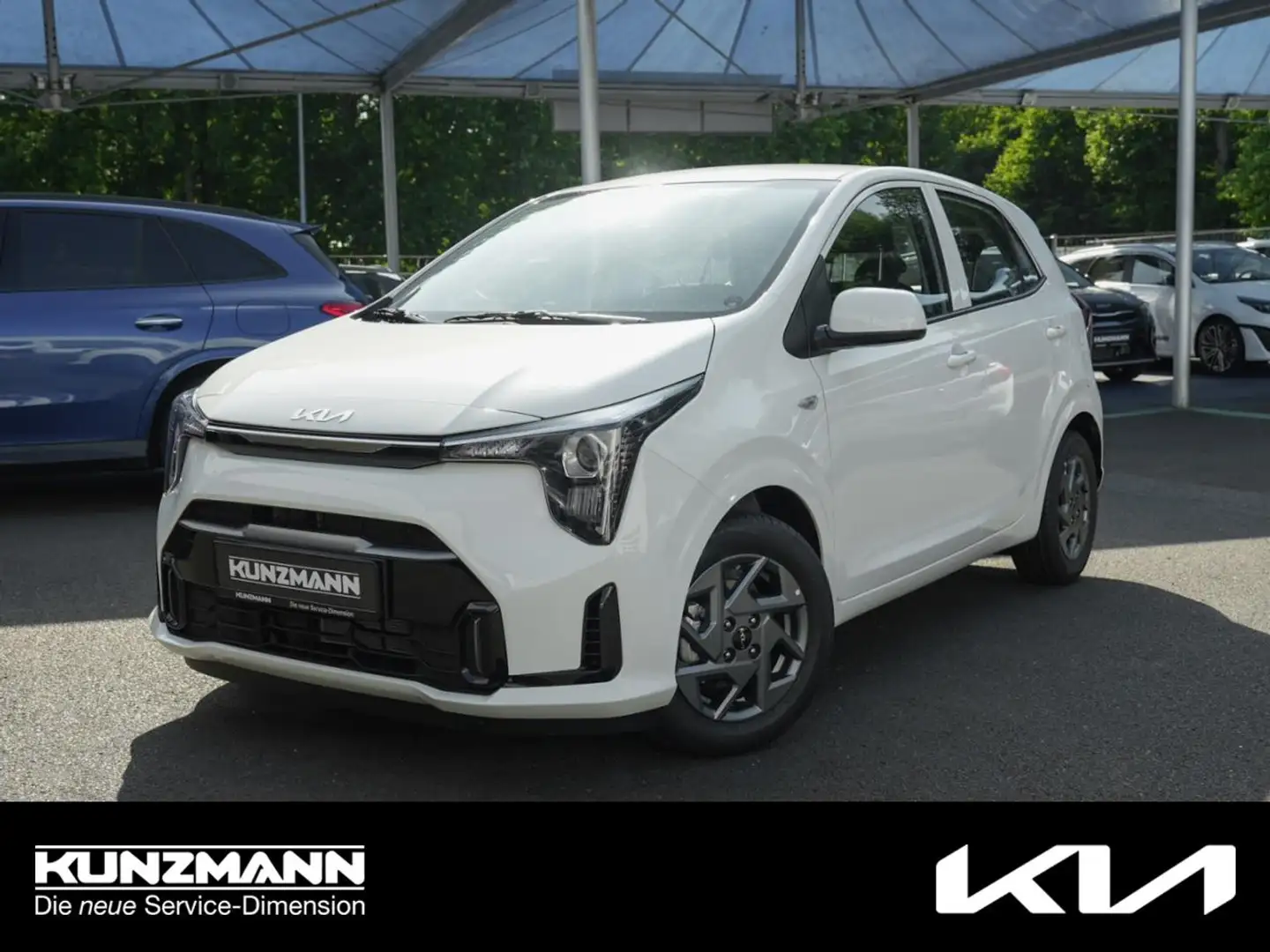 Kia Picanto 1.2 Vision Navi Kamera Lenkradhzg SpurH Weiß - 1