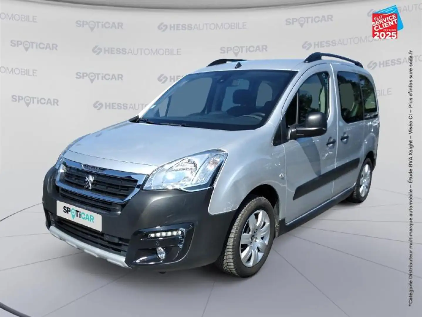 Peugeot Partner 1.2 PureTech Style S\u0026S Gris - 1