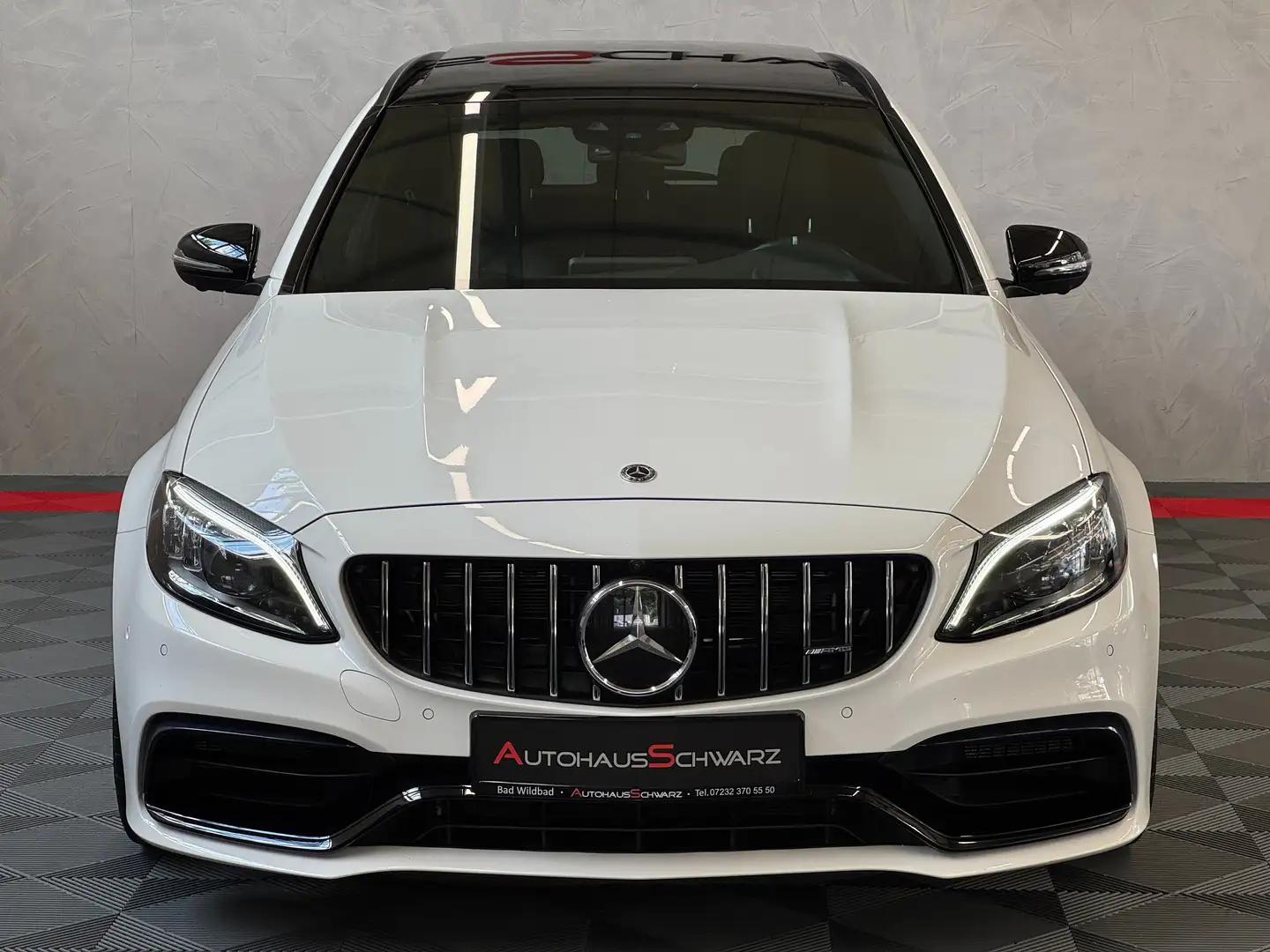 Mercedes-Benz C 63 AMG C63s AMG Pano 360° Distronic VirtCock Night HuD Blanco - 2