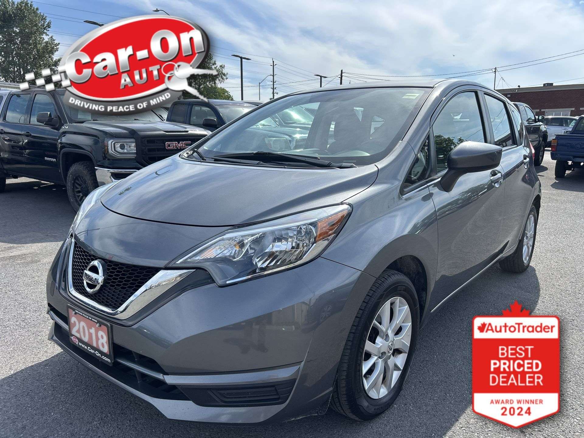 Gray 2018 Nissan Versa Note Hatchback Front-Wheel Drive Automatic
