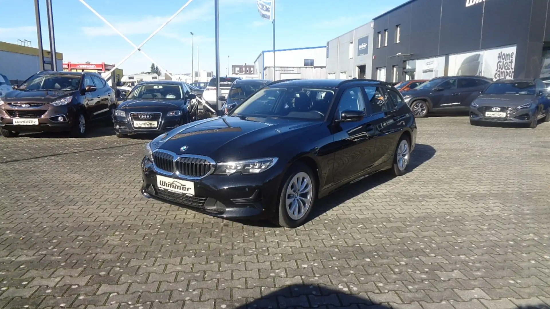 BMW 318 d Touring 150PS Schwarz - 2