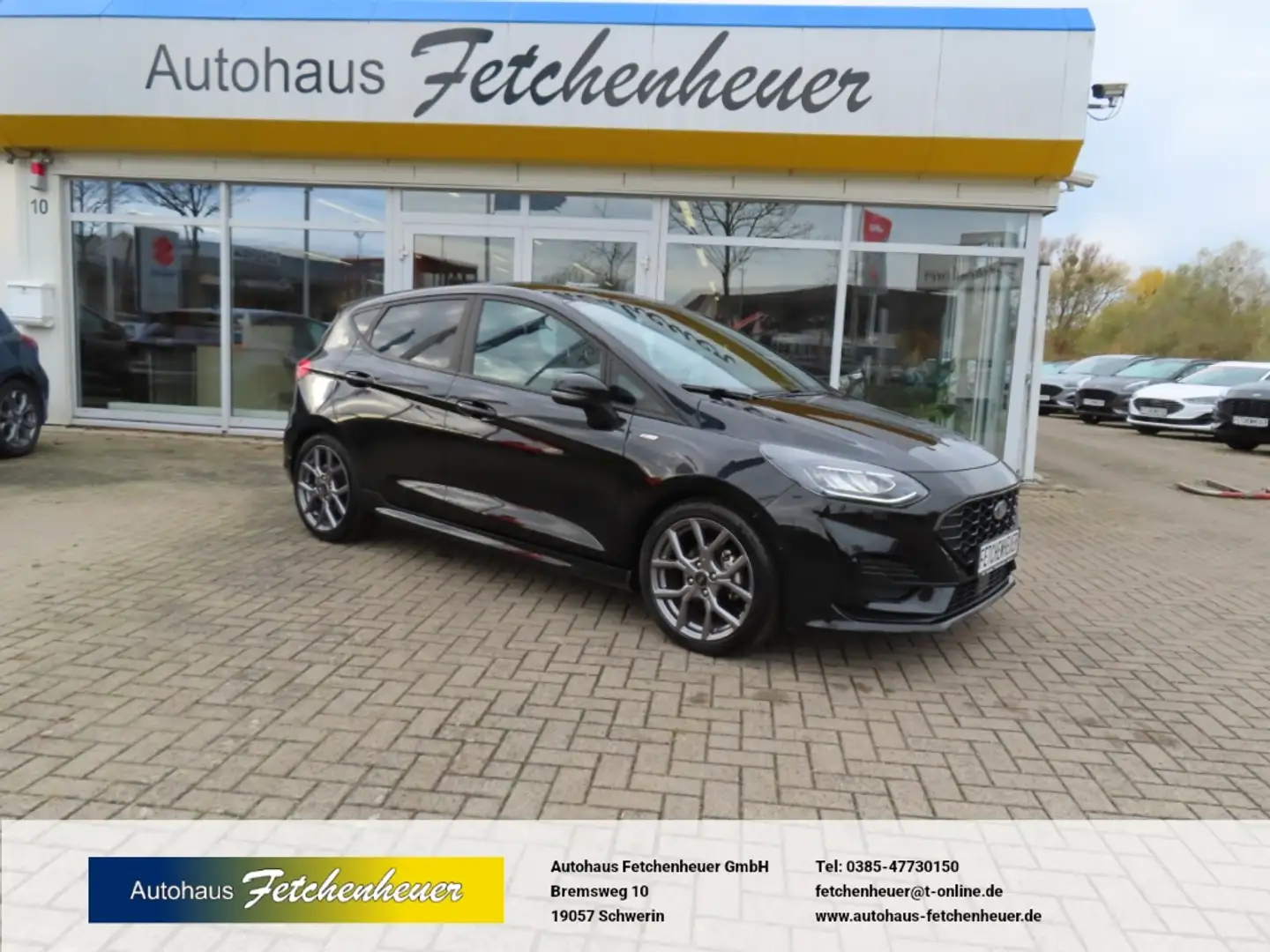 Ford Fiesta ST-Line Aut. LED+RFK+ACC+SHZ+DAB+PDC+ALU Noir - 1