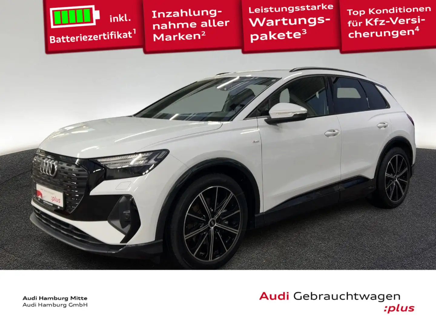 Audi Q4 e-tron Q4 35  e-tron 125 kW S line Head-Up Matrix LED N Weiß - 1