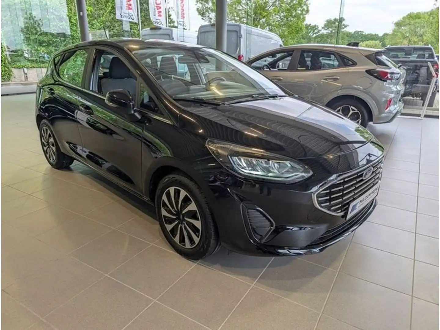 Ford Fiesta Titanium 1.0i Ecoboost 125pk Mild Hybrid Noir - 1