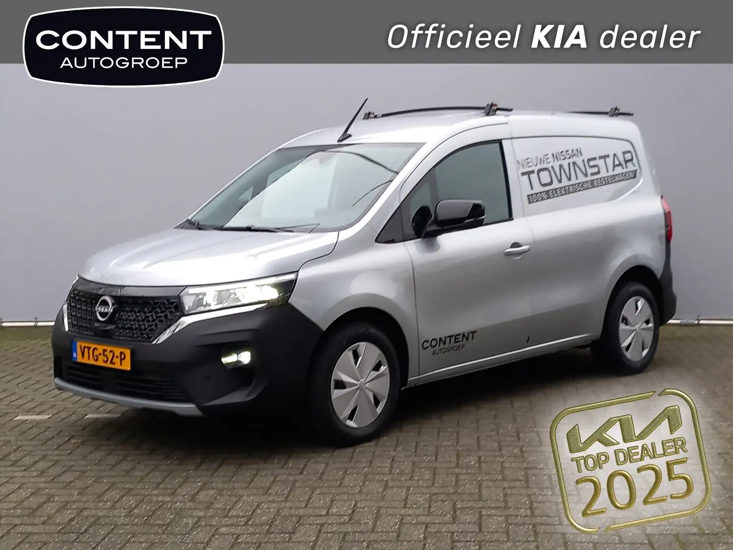 Nissan Townstar EV 121pk L1 Aut Tekna l 45 kWH l Navi l Clima l Cruis Gris - 1