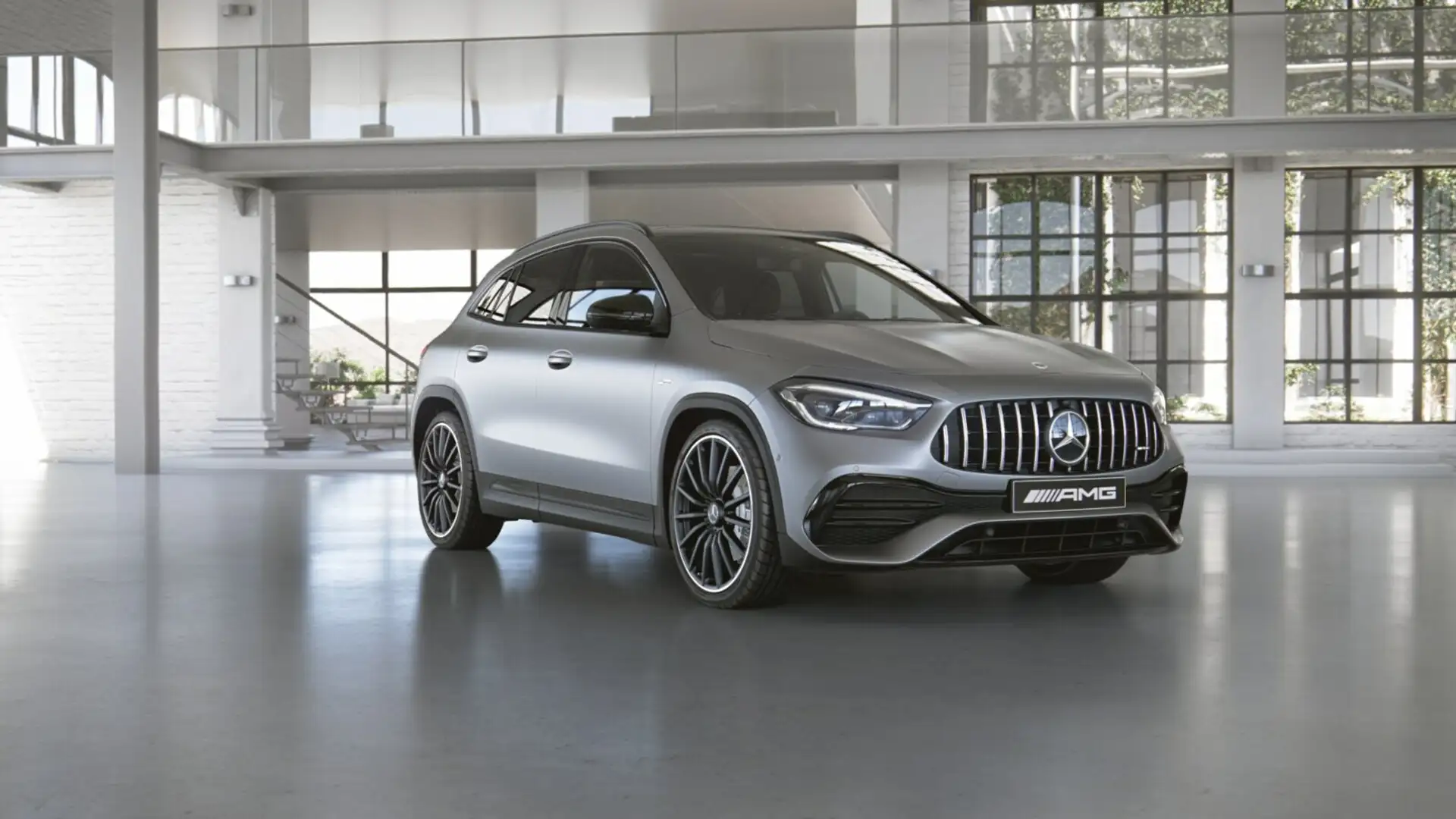 Mercedes-Benz GLA 35 AMG GLA 35 AMG 4M NIGHT+AHK+PANO+KAM+HUD+SOUND+MLED Gris - 2
