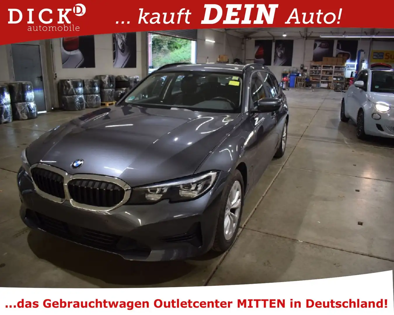 BMW 318 d T Aut. LED/ACC/NAVI/HIFI/VIRTU/SHZ/RFK/8Fa Gris - 1