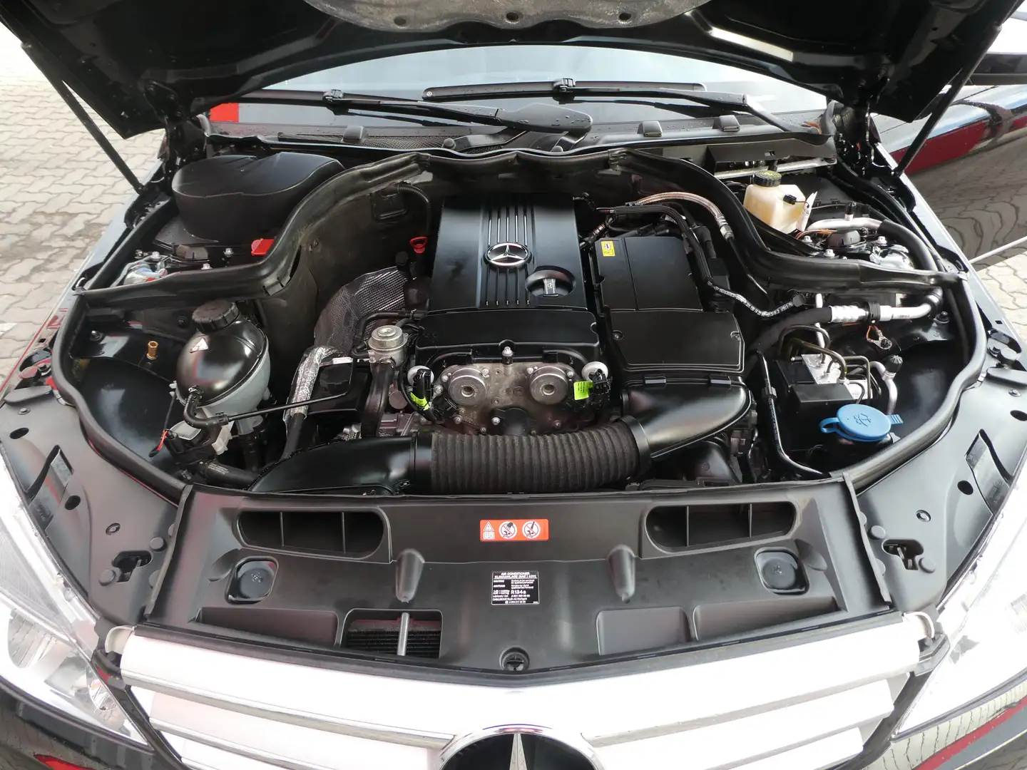 Mercedes-Benz C 200 C 200 Kompressor*TÜV/NEU*Schiebedach*Garantie* Negro - 2