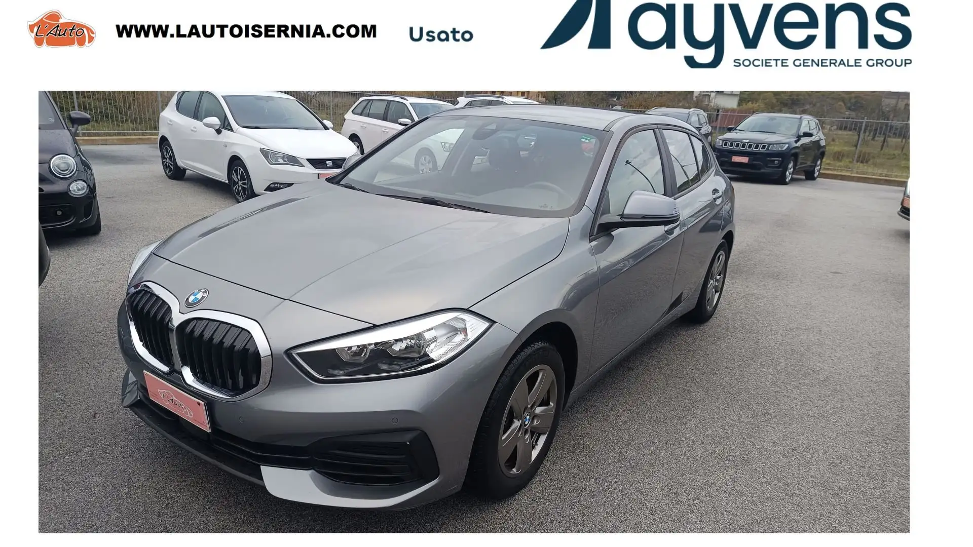 BMW 116 d Business Advantage auto 116cv Gris - 1