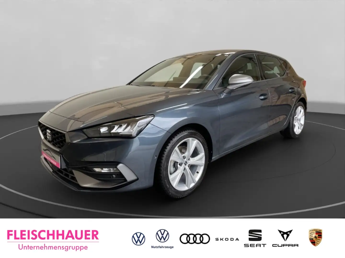 SEAT Leon 2.0 TDI FR Navi Digitales Cockpit LED Sperrdiff. A Grau - 1