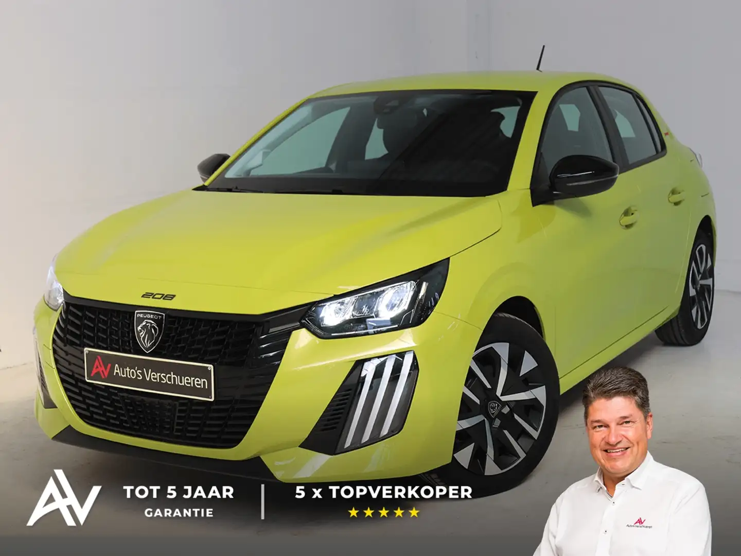 Peugeot 208 Style 1.2 PureTech ** Android/Carplay | LED | S... Żółty - 1