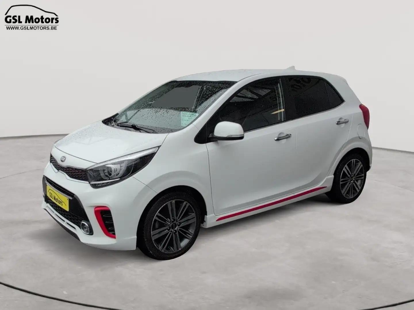 Kia Picanto 1.2i 85cv Gt line Blanc 01/20 66890km Airco Camera Wit - 1