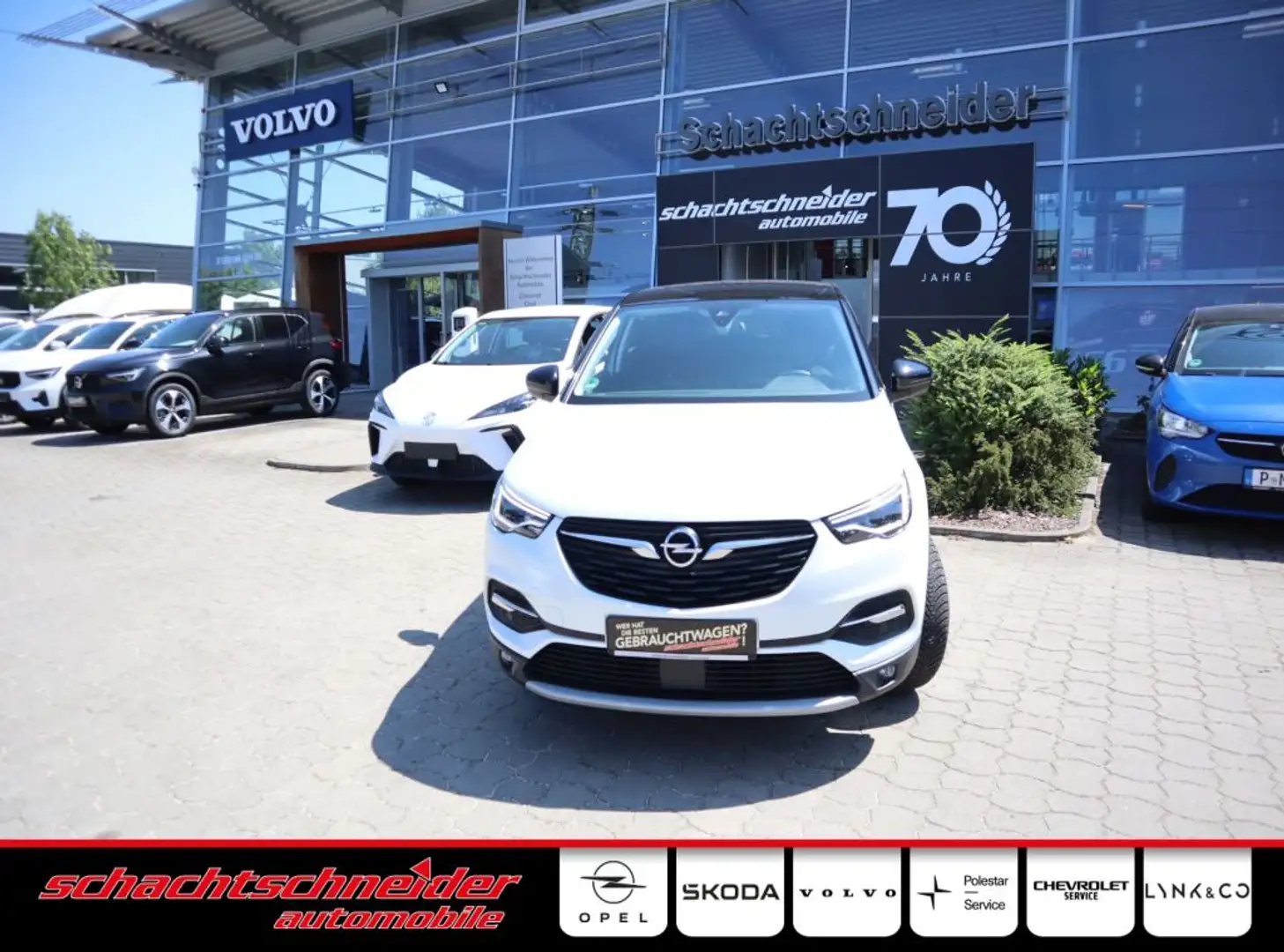 Opel Grandland X 1.2 Aut. 120 Jahre+AGR+LED+Park&Go+ Weiß - 1