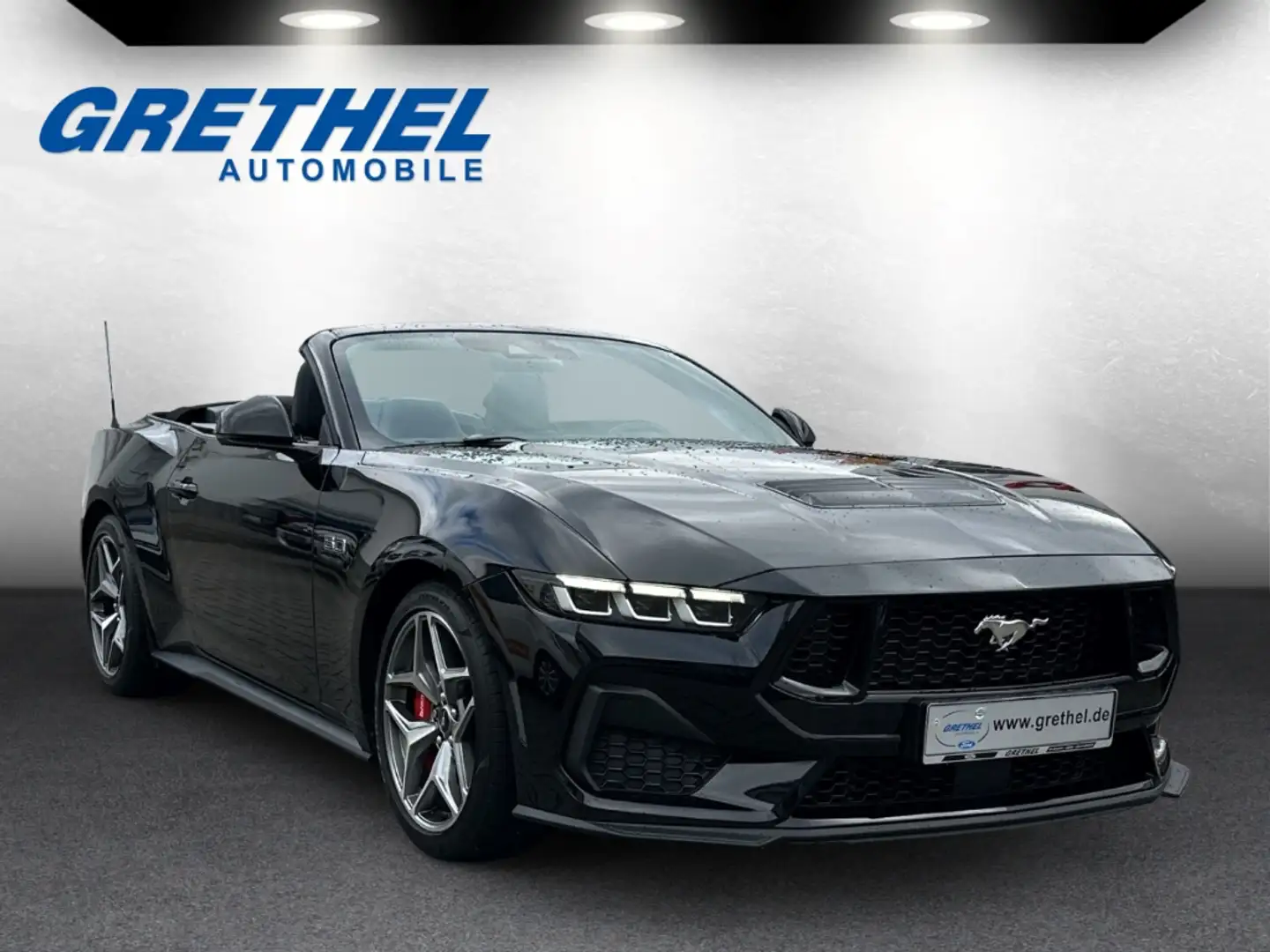 Ford Mustang Cabrio 5.0 V8 GT Navi Leder Soundsystem B & O Klim Schwarz - 1