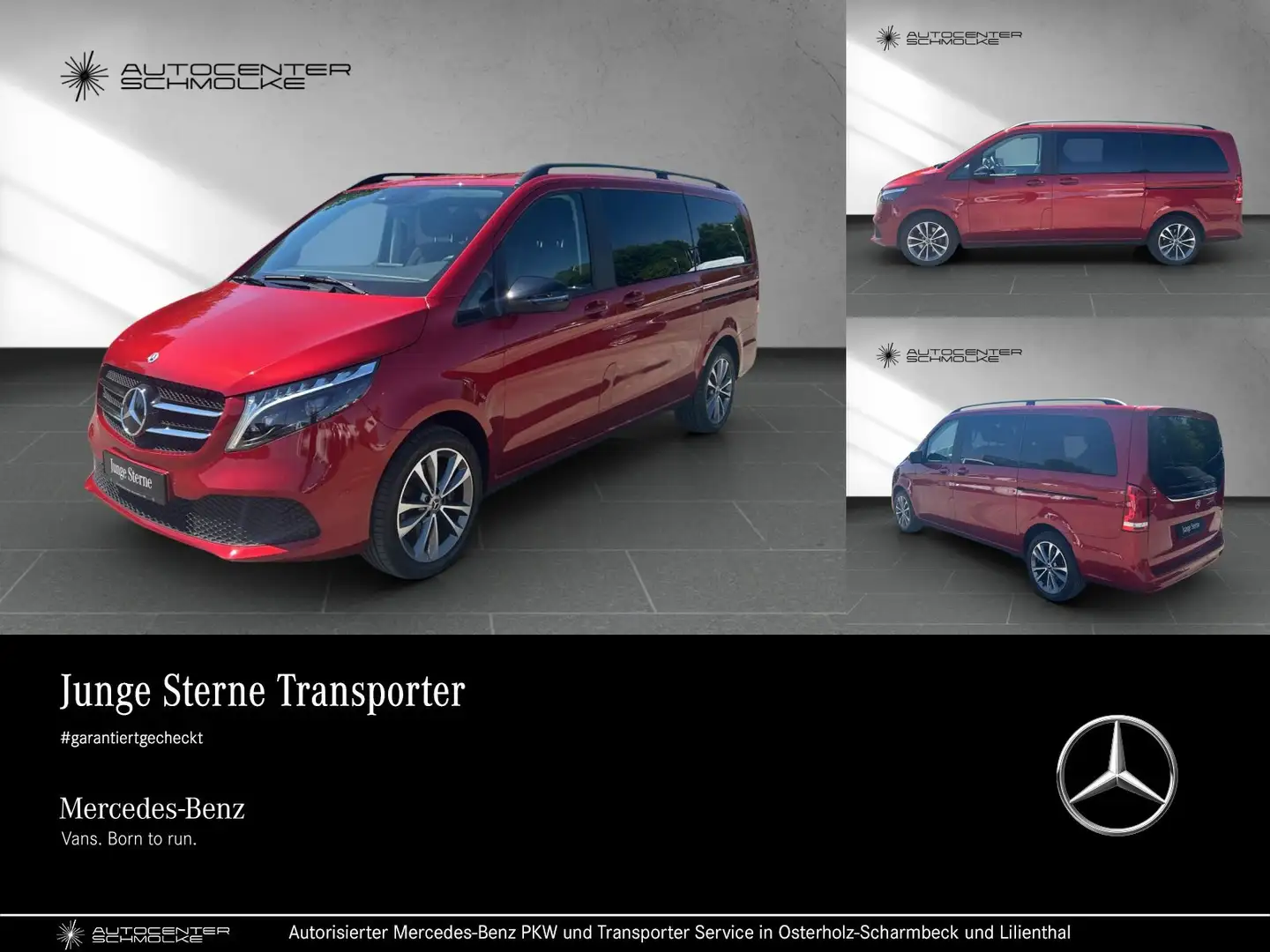 Mercedes-Benz V 220 V 220 d EDITION L *NAVI*RFK*LED*AHK*7-SITZE*  Navi Rot - 1