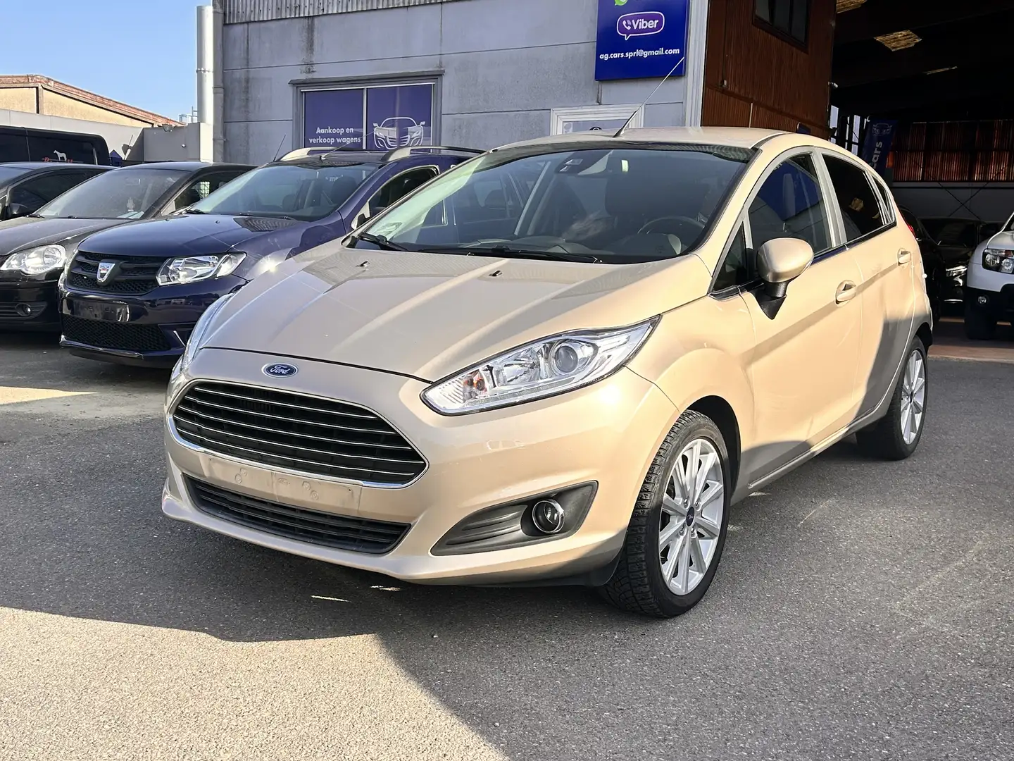 Ford Fiesta 1.0 EcoBoost Titanium 12M Garanti Beige - 1