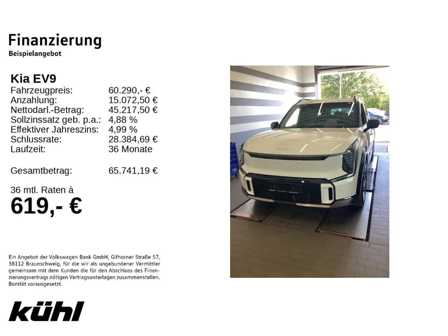 Kia EV9 GT-Line 4WD 6.Sitzer Launch Edition Navi,AHK Bianco - 2