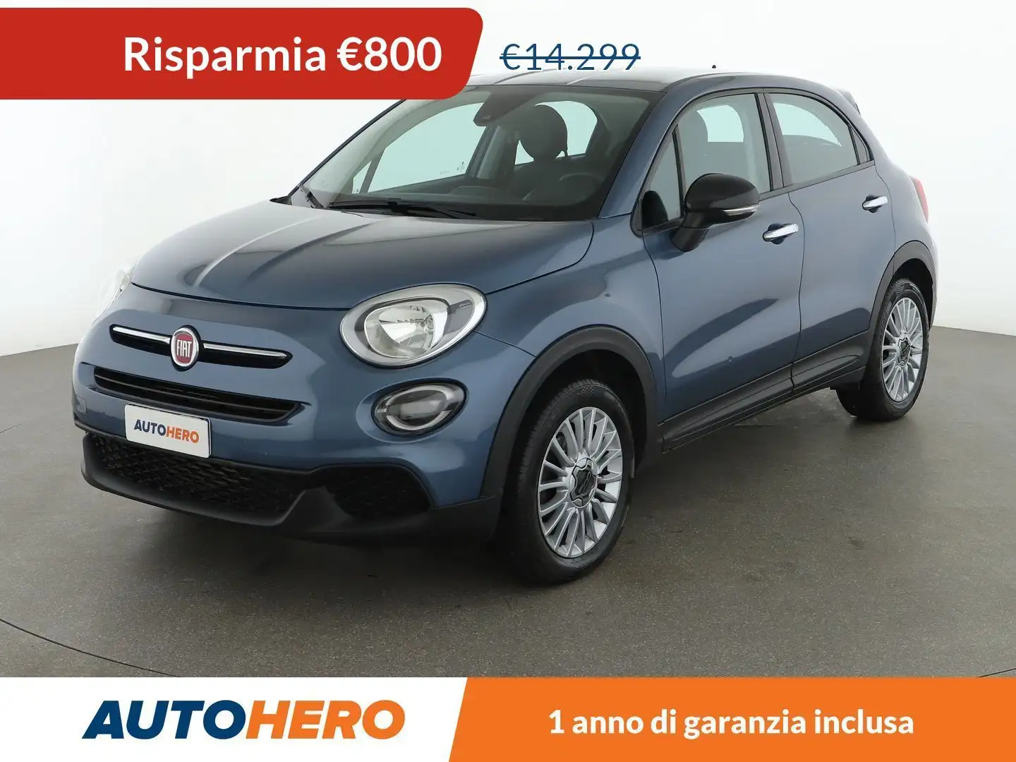 Fiat 500X 1.3 M-Jet Urban 95 CV Blu/Azzurro - 1