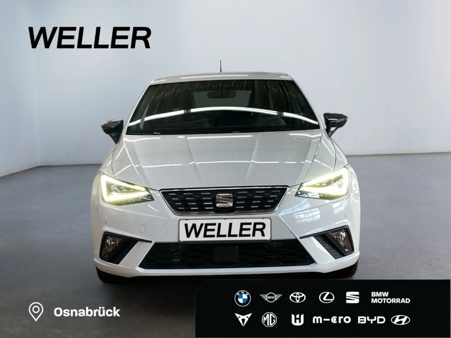 SEAT Ibiza 1.0 TSI XCELLENCE *LED*Beats*CarPlay*Navi* Weiß - 2