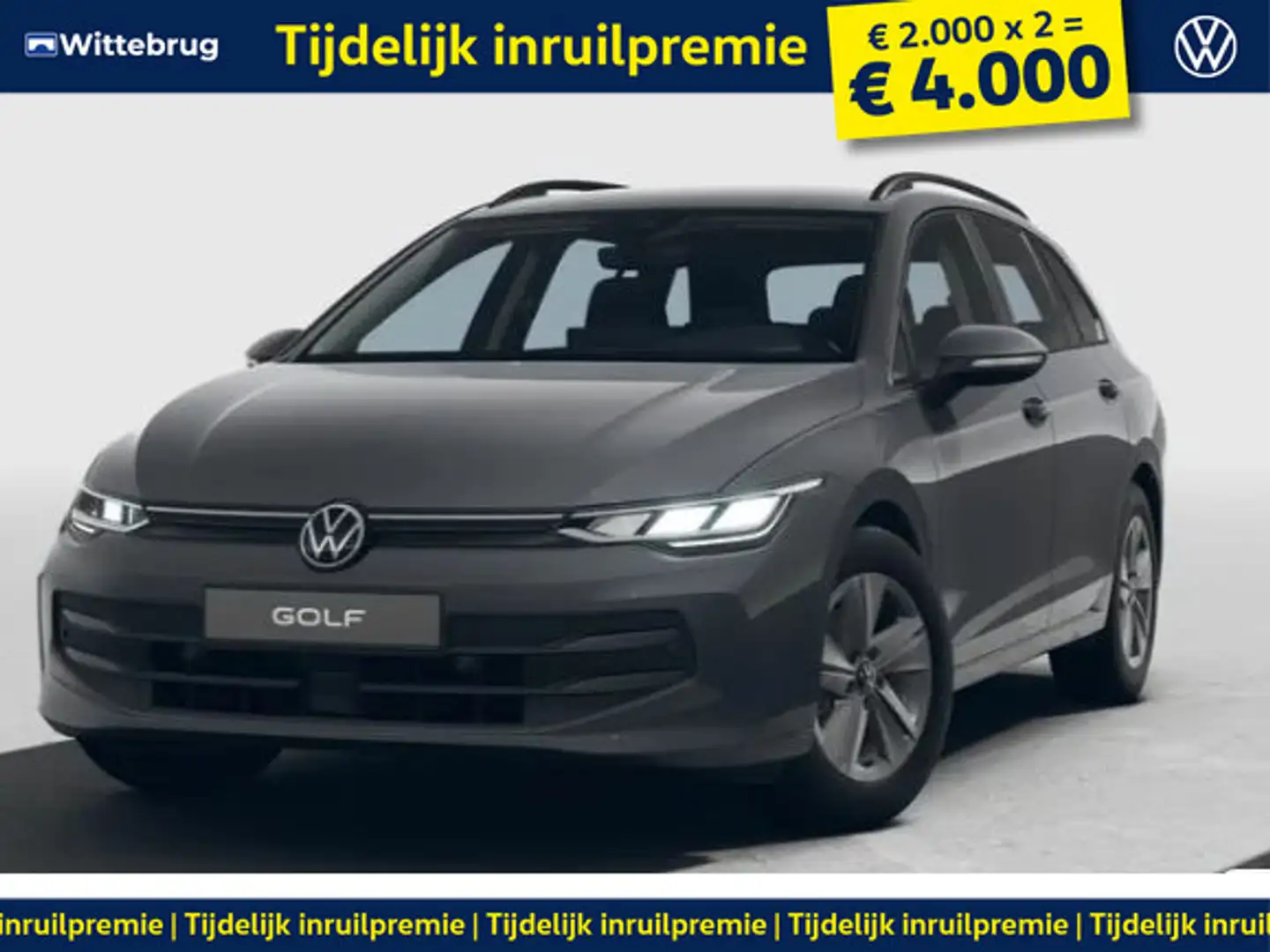 Volkswagen Golf Variant !!!€ 4.000 Inruilpremie!!! 1.5 TSI Life Business ! Grijs - 1