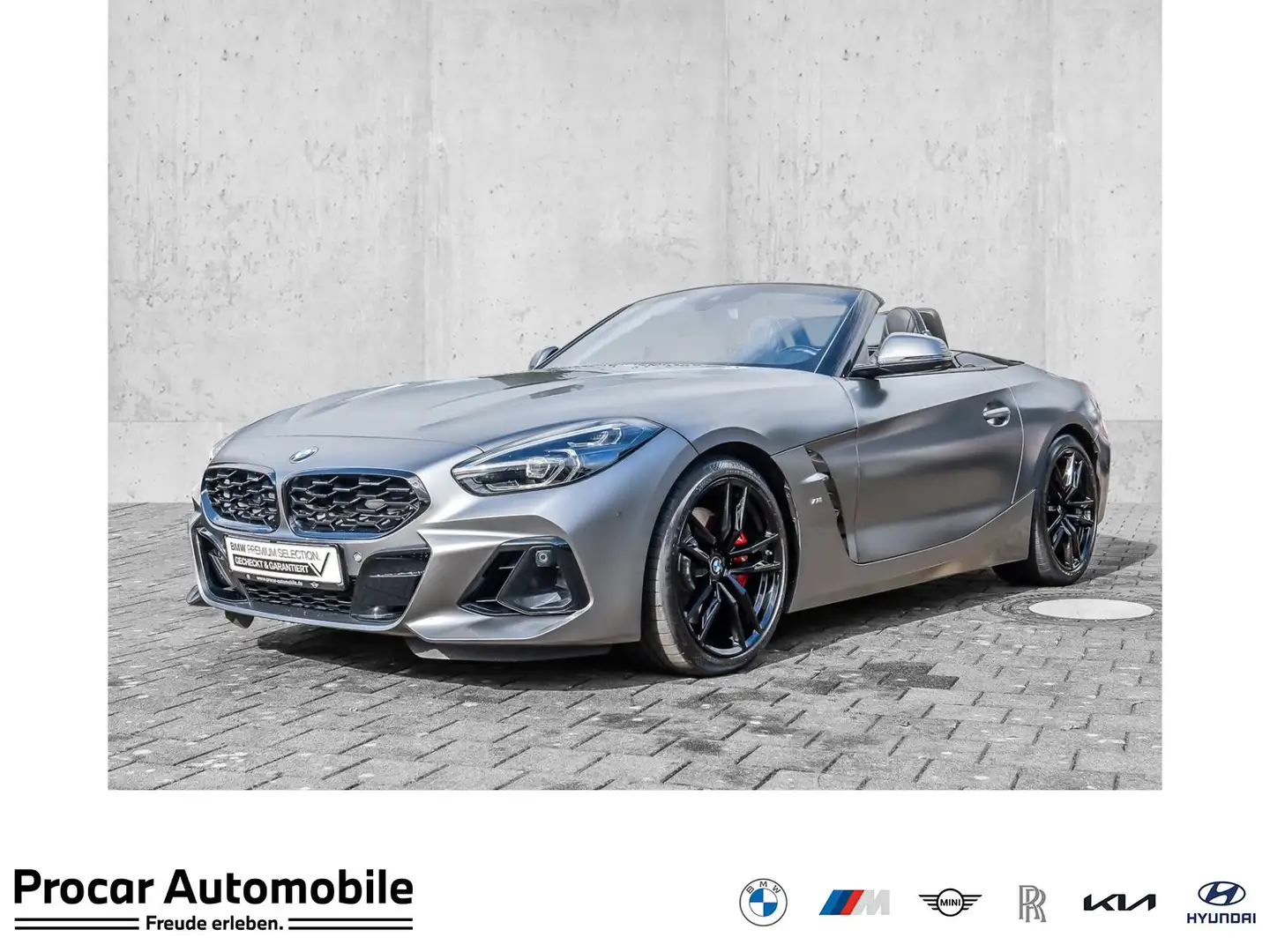 BMW Z4 M40i A HUD RFK NAVI LED Sound Syst. PDC V+H Grau - 1