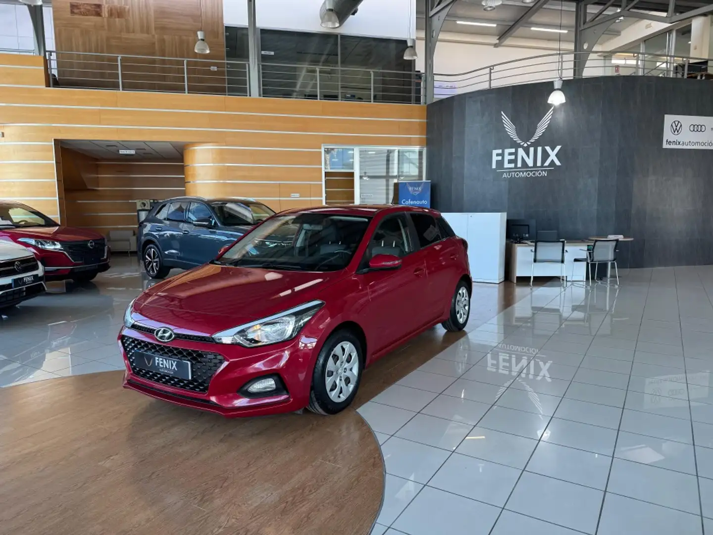 Hyundai i20 Pequeño Manual de 5 Puertas Burdeos - 1