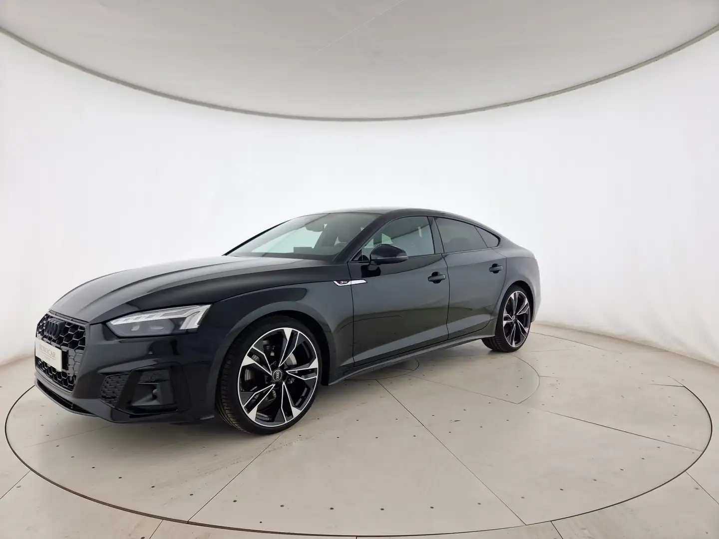 Audi A5 sportback 40 2.0 tdi mhev s line edition quattro 2 Zwart - 1