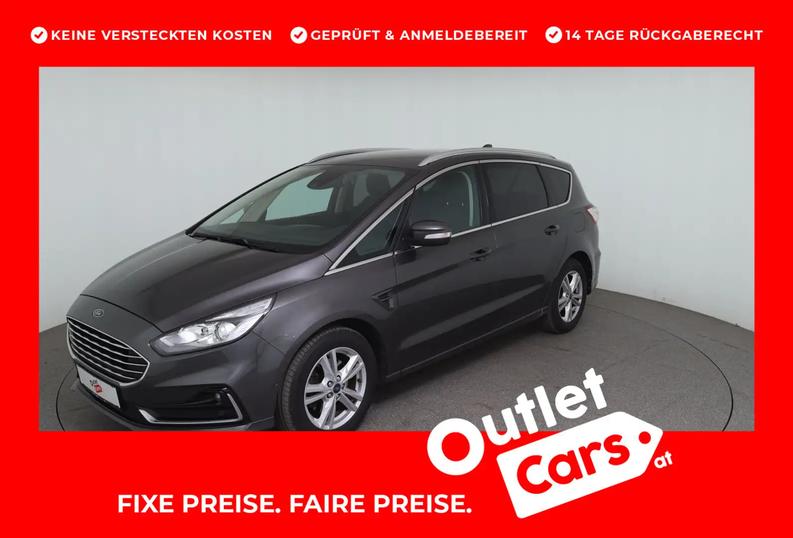 Ford S-Max Titanium 2.0 EcoBlue SCR Gris - 1