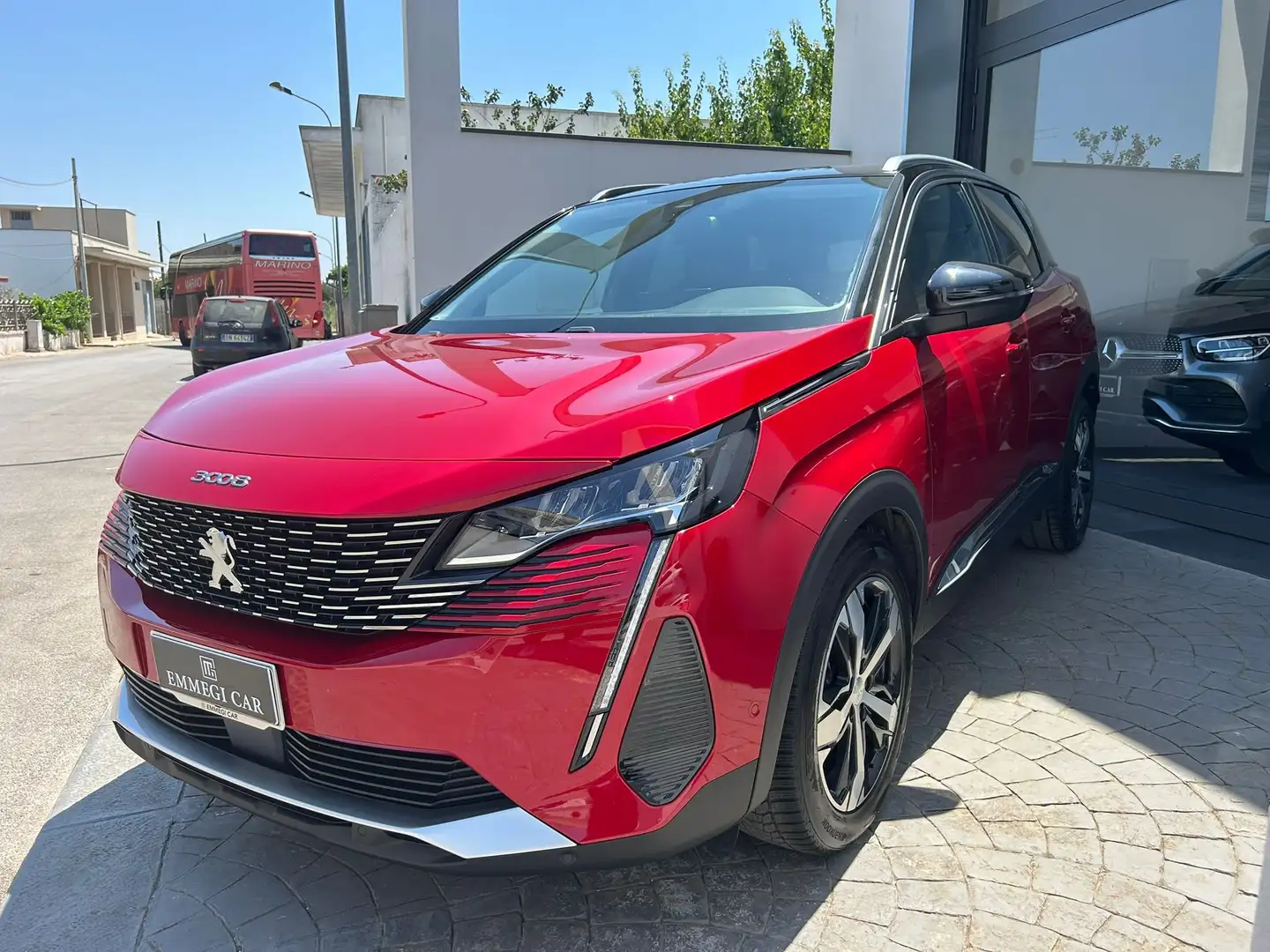 Peugeot 3008 1.5 BlueHDi 130Cv EAT8 ALLURE Km87.000-2021 Rouge - 2