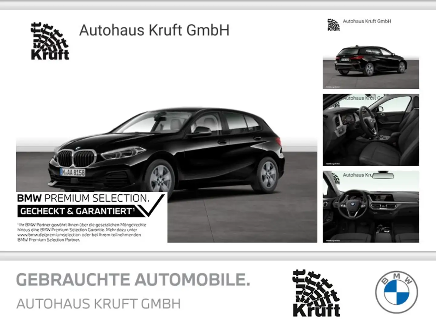 BMW 118 i ADV+LC PROF+DAB+LED+PDC+TEMPOMAT Schwarz - 1