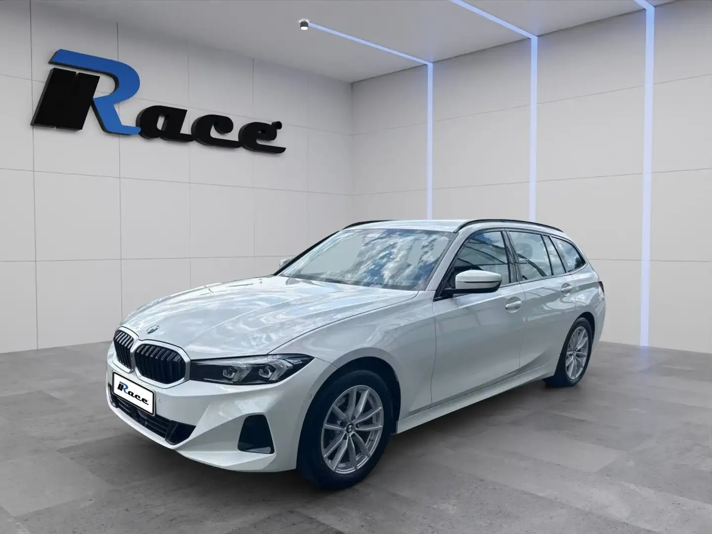 BMW 318 318i Touring auto Bianco - 1