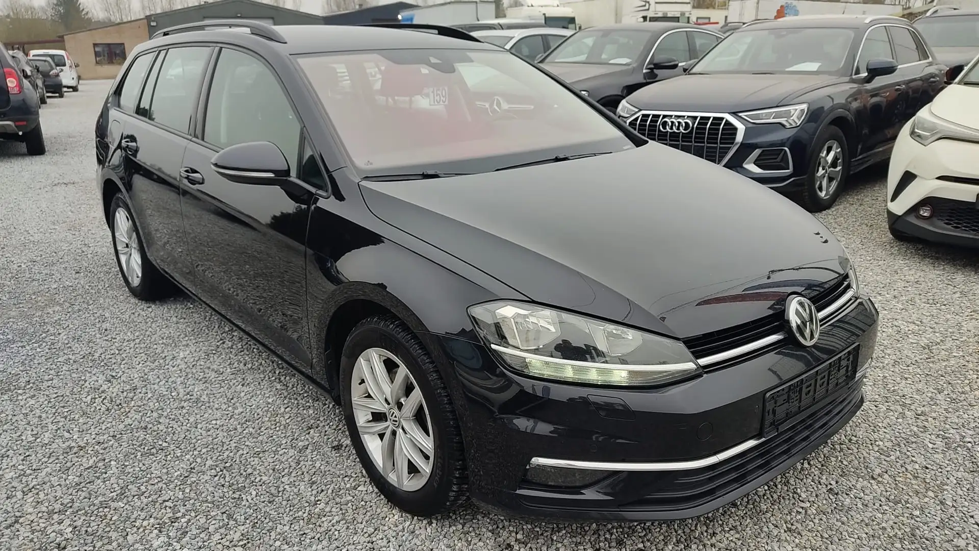 Volkswagen Golf Variant SW 1.6 CR TDi(115CH)_2019💢EUR.6D_AUTOM💢 Negro - 2