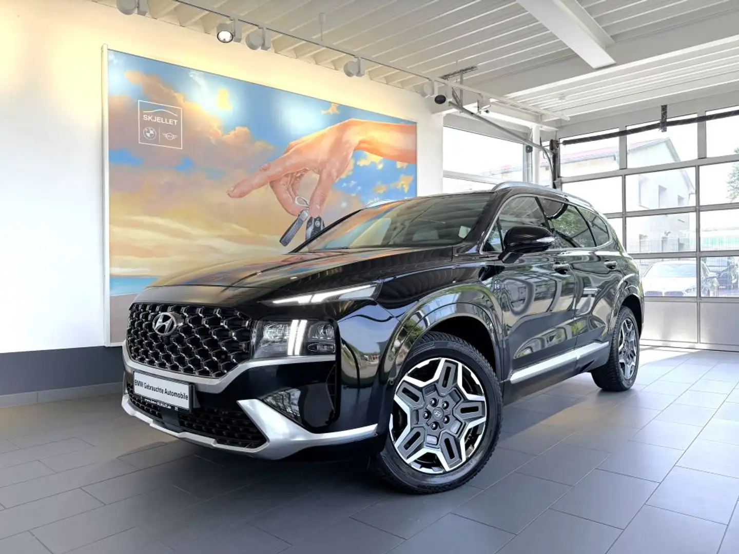 Hyundai SANTA FE 1.6 Hybrid 4WD Prime PANO+ACC+KRELL+HUD Schwarz - 1