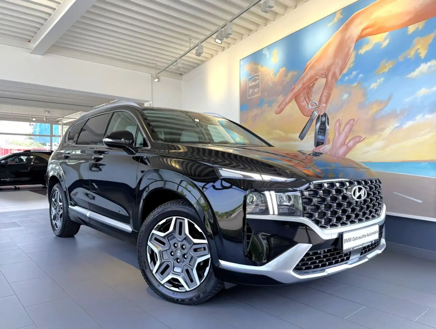 Hyundai SANTA FE 1.6 Hybrid 4WD Prime PANO+ACC+KRELL+HUD Schwarz - 2
