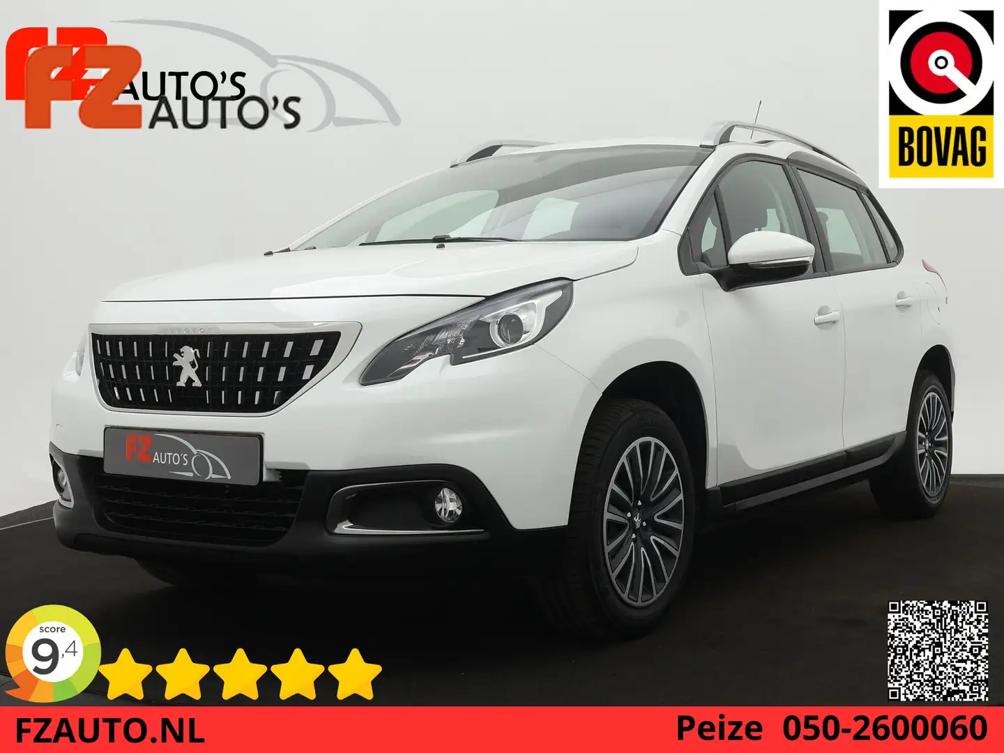 Peugeot 2008 1.2 PureTech Active *Buitenkans van het moment! (z Wit - 1