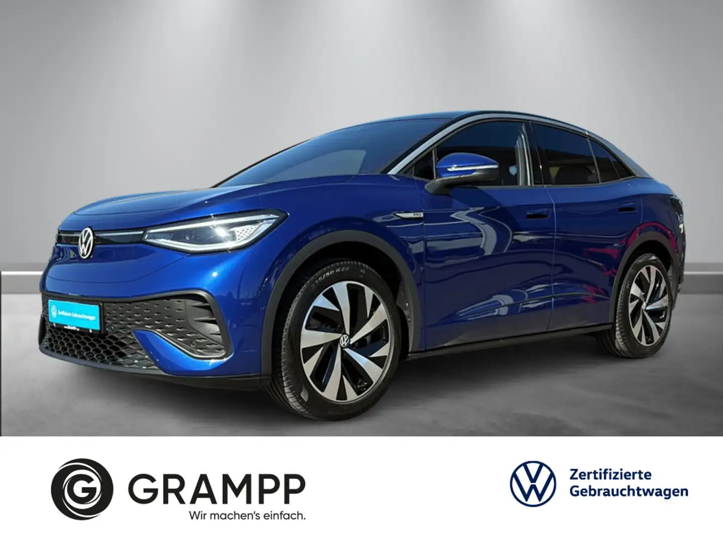 Volkswagen ID.5 Pro +WÄRMEPUMPE+CCS+AHK+KAMERA+ACC+MATRIX+ Blau - 1