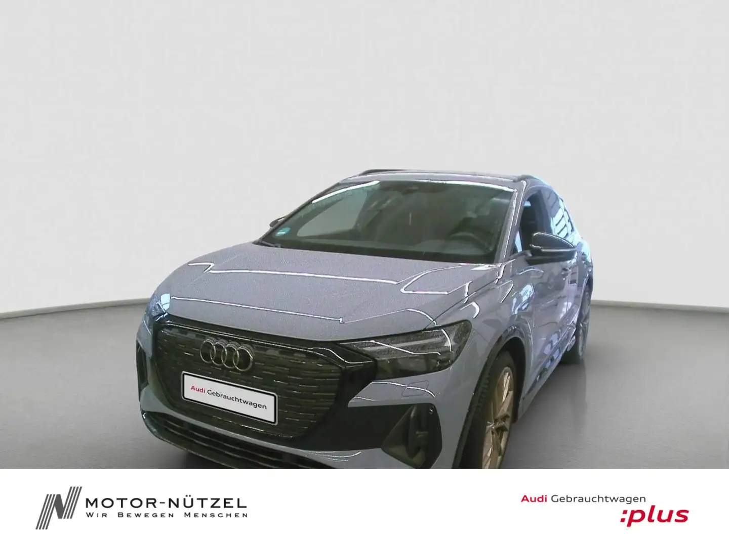 Audi Q4 e-tron 45 S-LINE ED MATRIX+NAVI+2xPDC+GRA+AHK Grau - 1